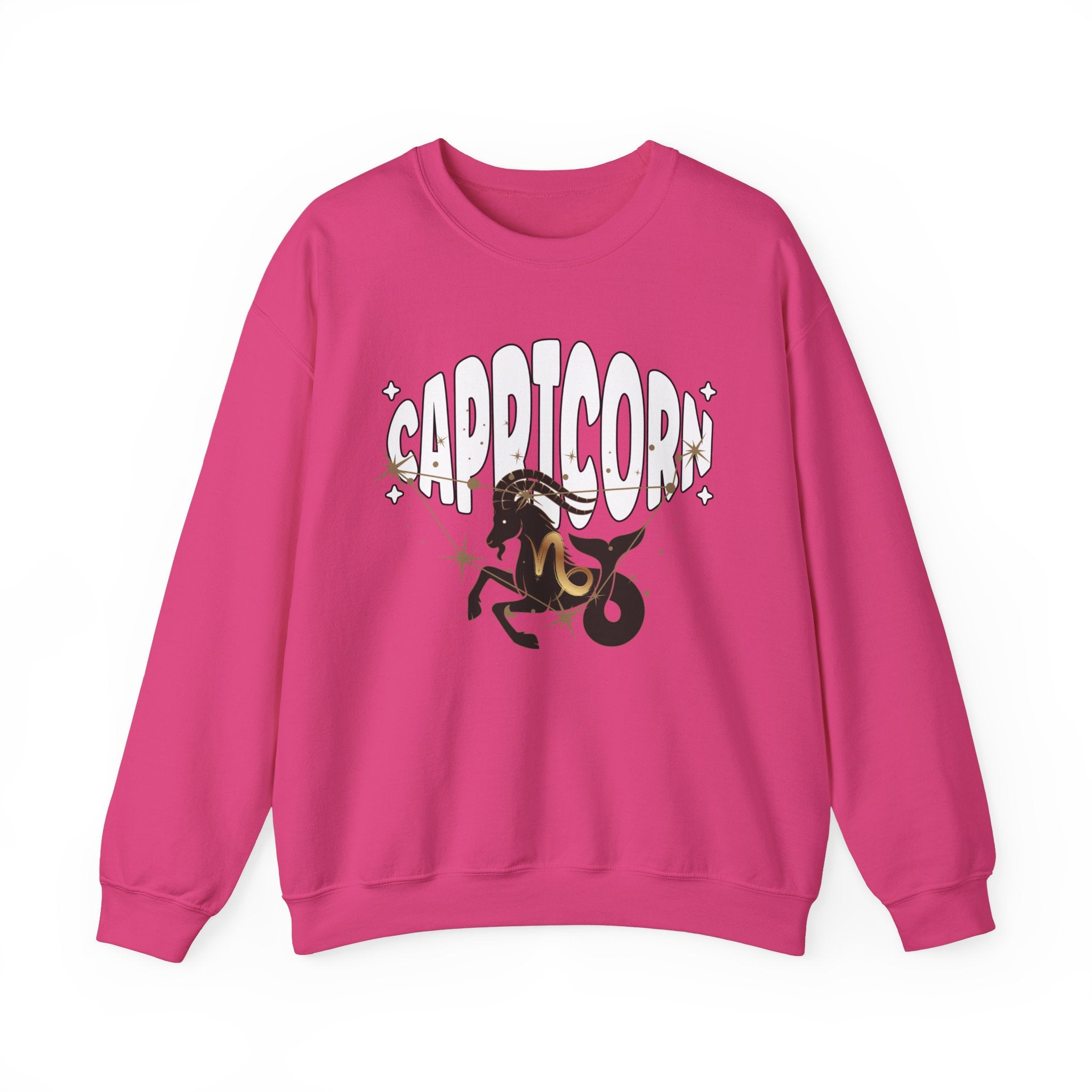 Capricorn Zodiac Casual Unisex Crewneck Sweatshirt